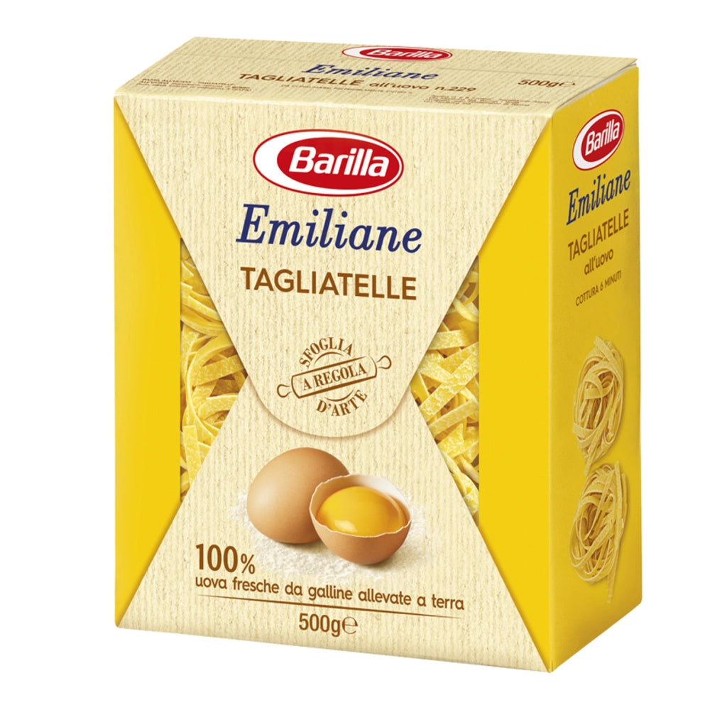 Barilla emiliane tagliatelle all'uovo 500 grammi