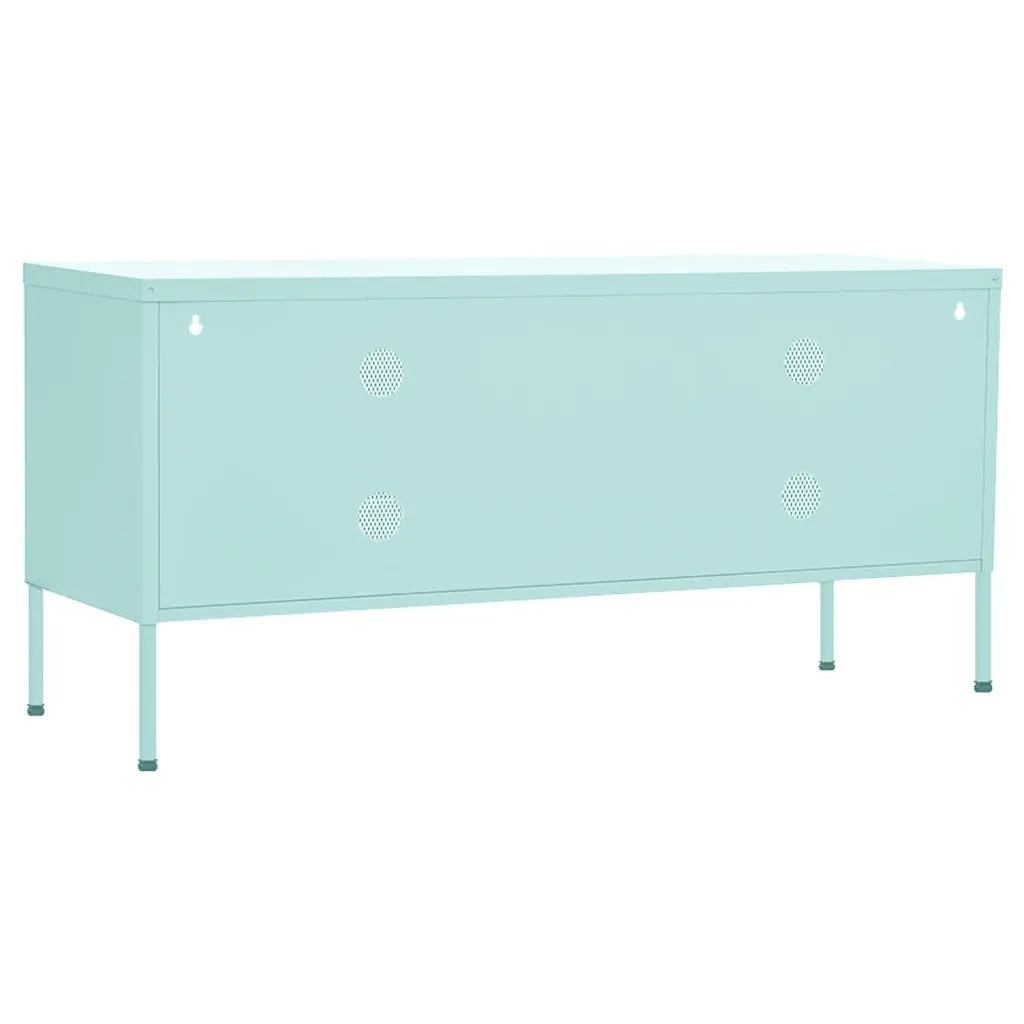 Mobile TV-Credenza per TV Menta 105x35x50 cm in Acciaio