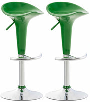 Set 2 sgabelli Saddle verde