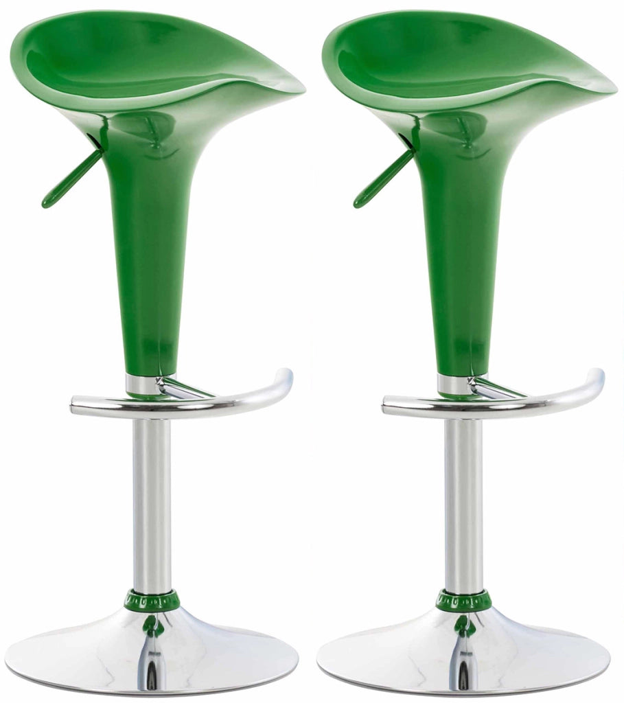 Set 2 sgabelli Saddle verde