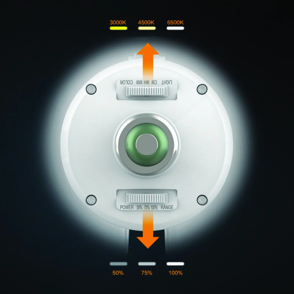 Alcapower Proiettore LED UFO High-Bay 80W Wi-Fi Smart CCT Regolabile 10000lm 120° IP65 - Soluzione illuminotecnica professionale ad alte prestazioni