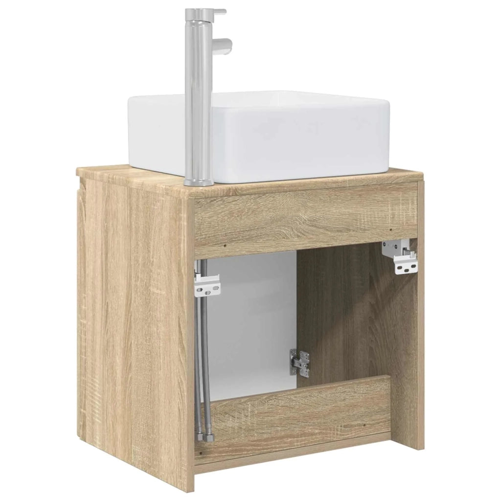 Mobile Lavabo da Parete Rovere Sonoma 49,5 x 41 x 63 cm 890404