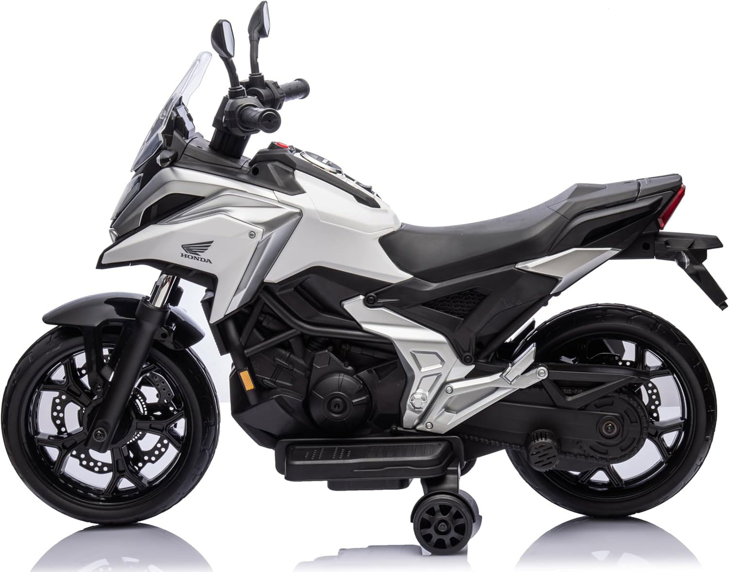 Moto Elettrica per Bambini Licenza Ufficiale Honda NC750X 12V 4,5Ah Bianco