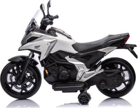 Moto Elettrica per Bambini Licenza Ufficiale Honda NC750X 12V 4,5Ah Bianco