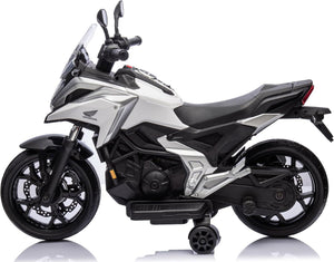 Moto Elettrica per Bambini Licenza Ufficiale Honda NC750X 12V 4,5Ah Bianco