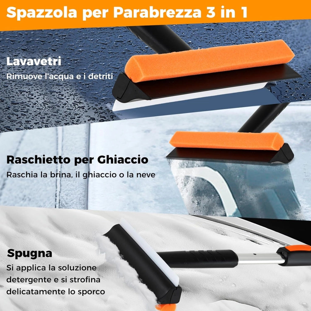 Kit Pulizia Auto, 10 Pezzi Kit Lavaggio Auto, Kit per Lavaggio Auto Senza Graffi con Impugnatura a D, Spazzole per Pneumatici, Set per Pulizia Veicoli per RV, Camion, Berlina