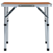 Tavolo Pieghevole da Campeggio in Alluminio 60x45cm CFW3599722