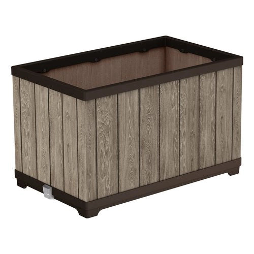 Fioriera keter k260786 signature knock down planter ashwood