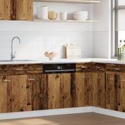 vidaXL Pannello Lavastoviglie “Lyon” Legno Antico 45x3x67 cm