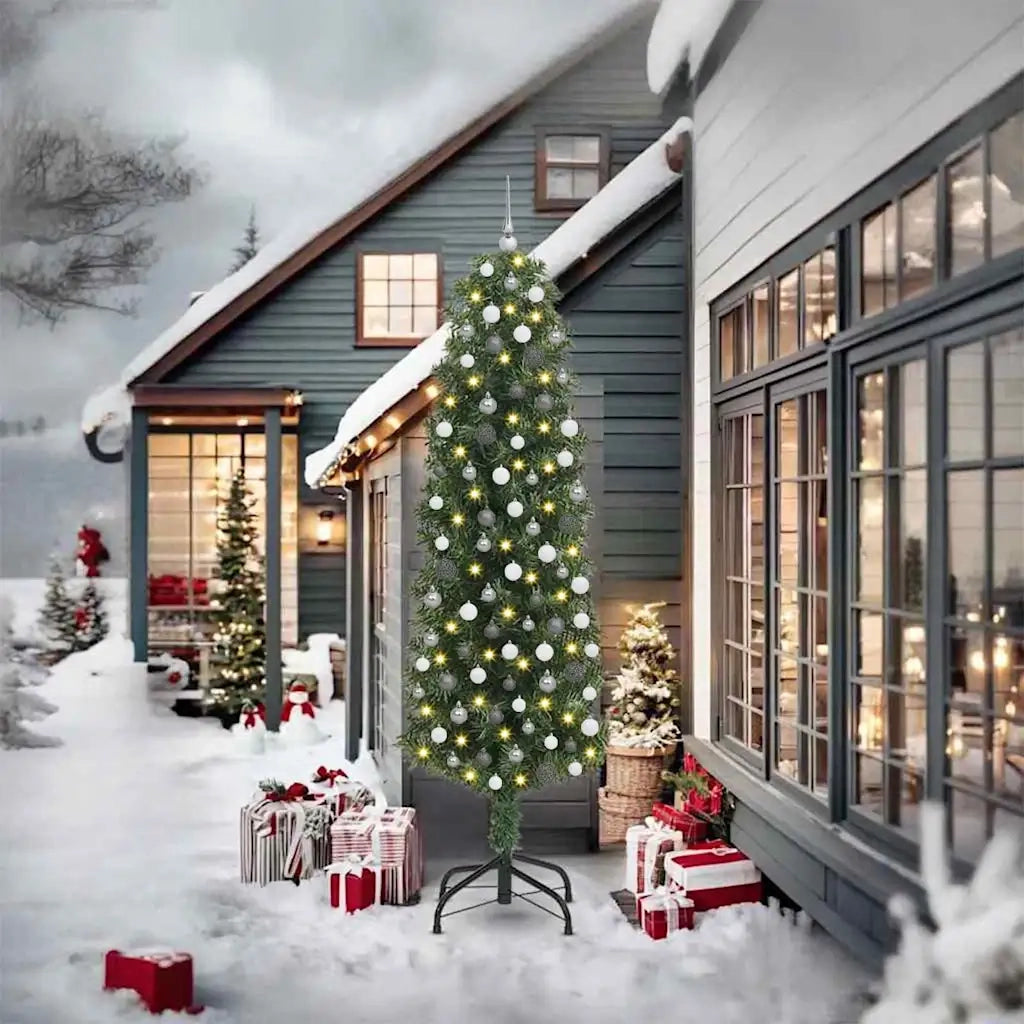 Albero di Natale artificiale con 300 LED Verde 240 cm 3394968