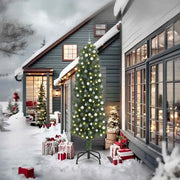 Albero di Natale artificiale con 300 LED Verde 240 cm 3394968