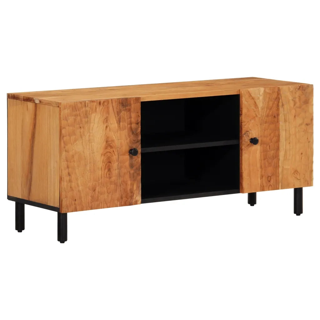 Mobile Porta TV 105x33x46 cm in Legno Massello di Acacia 356855