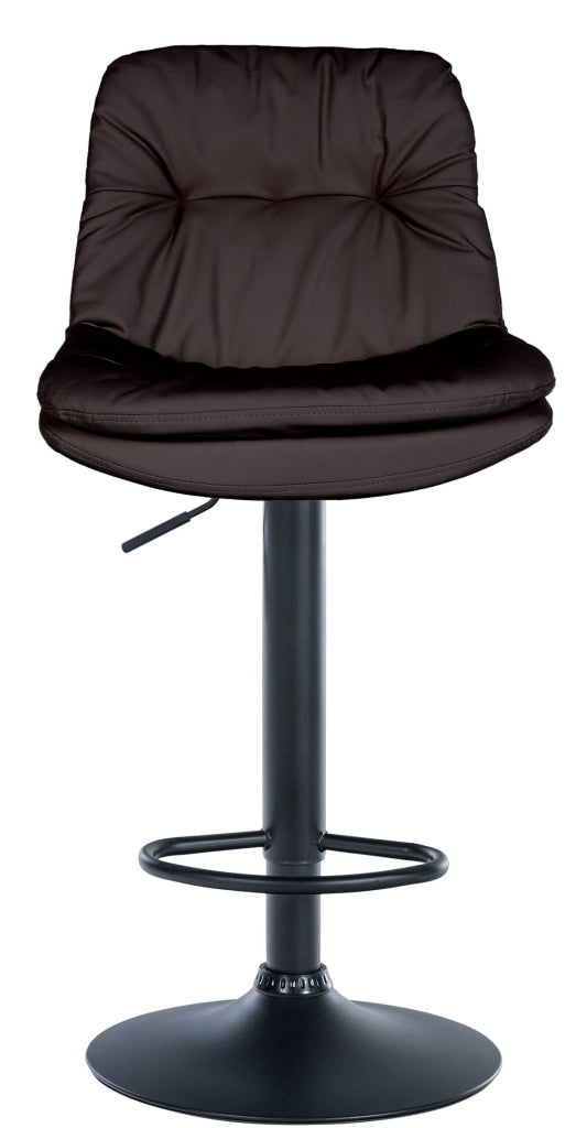 Barhocker Laurel Kunstleder schwarz