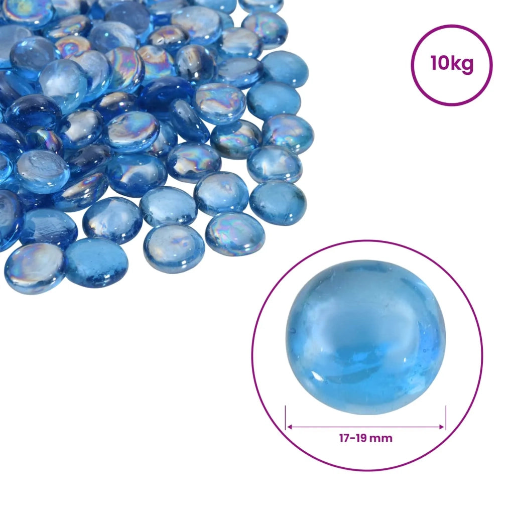 Nugget di vetro 17-19 mm Blu cobalto chiaro Vetro 42041593