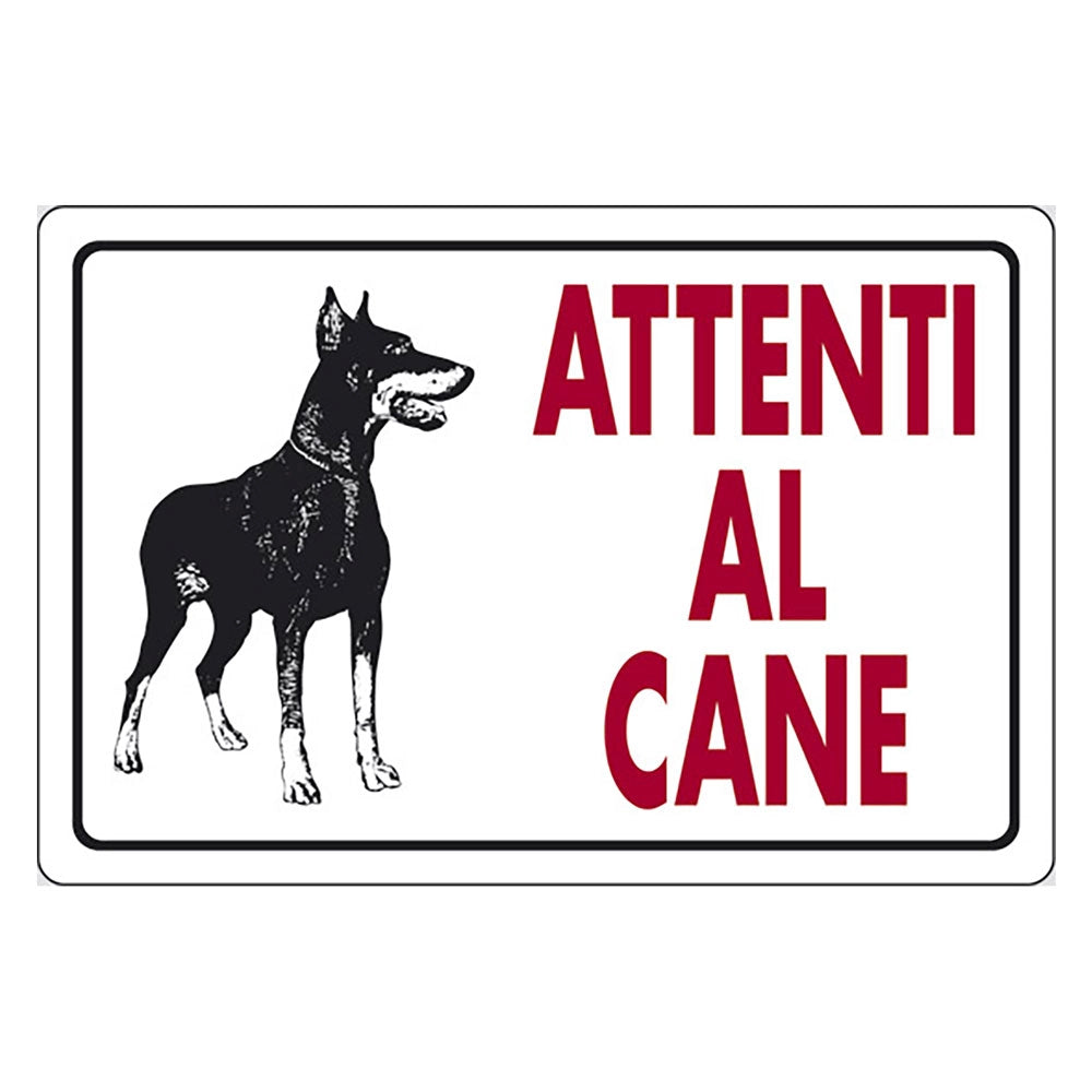 Cartello Segnaletica Attenti al Cane Eurosignals