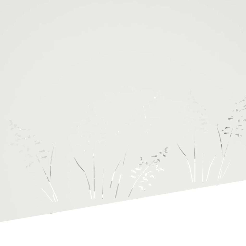 Vaso da giardino 2 pz Bianco 100 x 20 x 49 cm 8005851