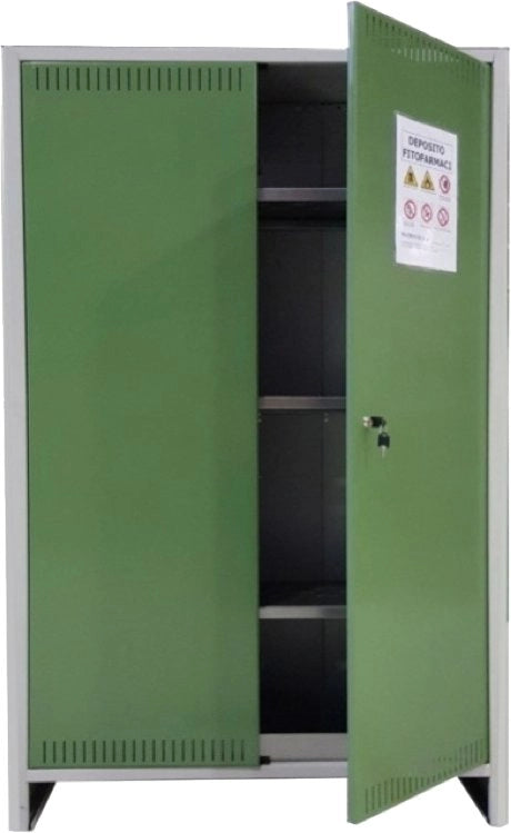 ARMADIO FITOFARMACI ALTO 2 ANTE 400x1000x1795 (PxLxH) - PRO. METAL