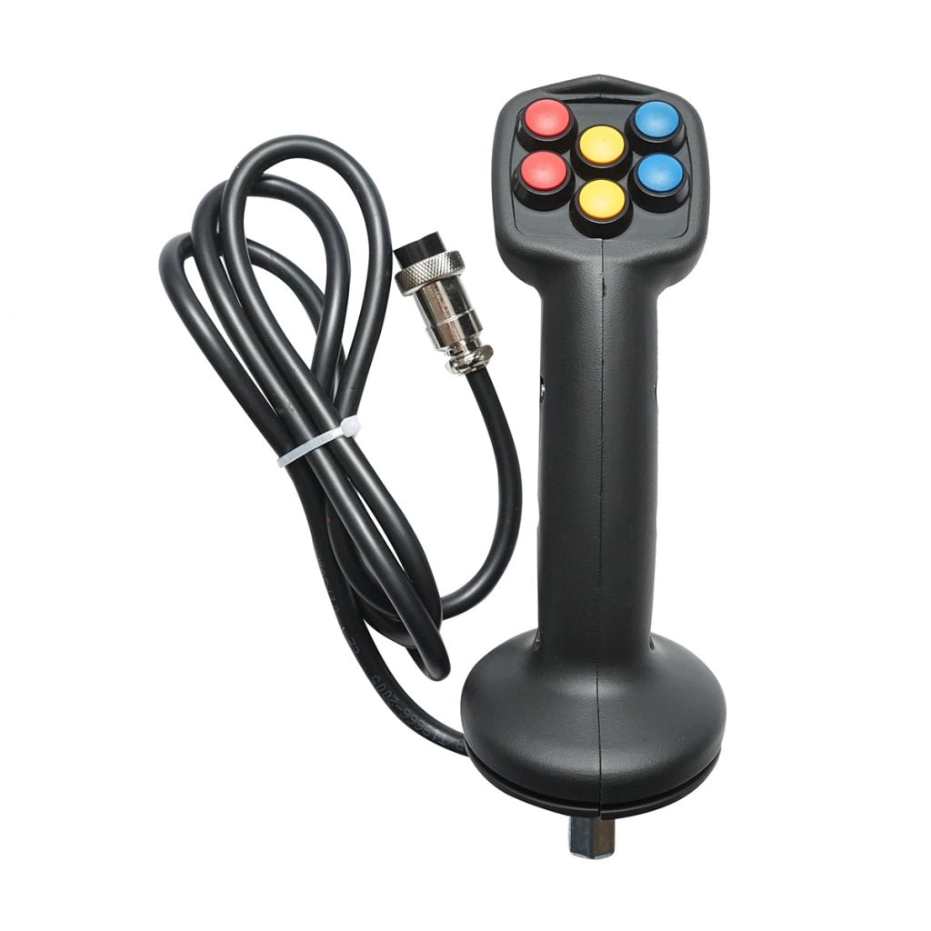 Joystick elettrico a 6 pulsanti con modulo di controllo da 24 V