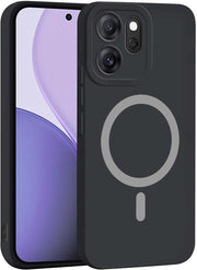 Custodia in silicone morbida - Antiscivolo - Protezione per le estremità - Militare - Ultra morbido - Forma perfetta per OPPO Reno 14 FS - Custodia per telefono
