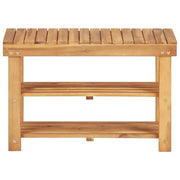 Scarpiera 70x32x46 cm in Legno Massello di Acacia 45930