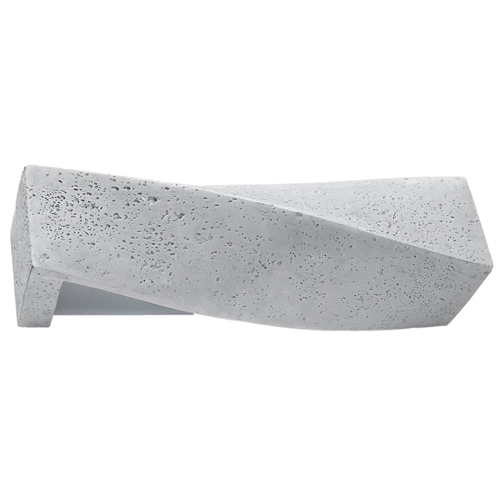 Applique DELTIO in cemento grigio 2xE27 IP20 Pure Lume