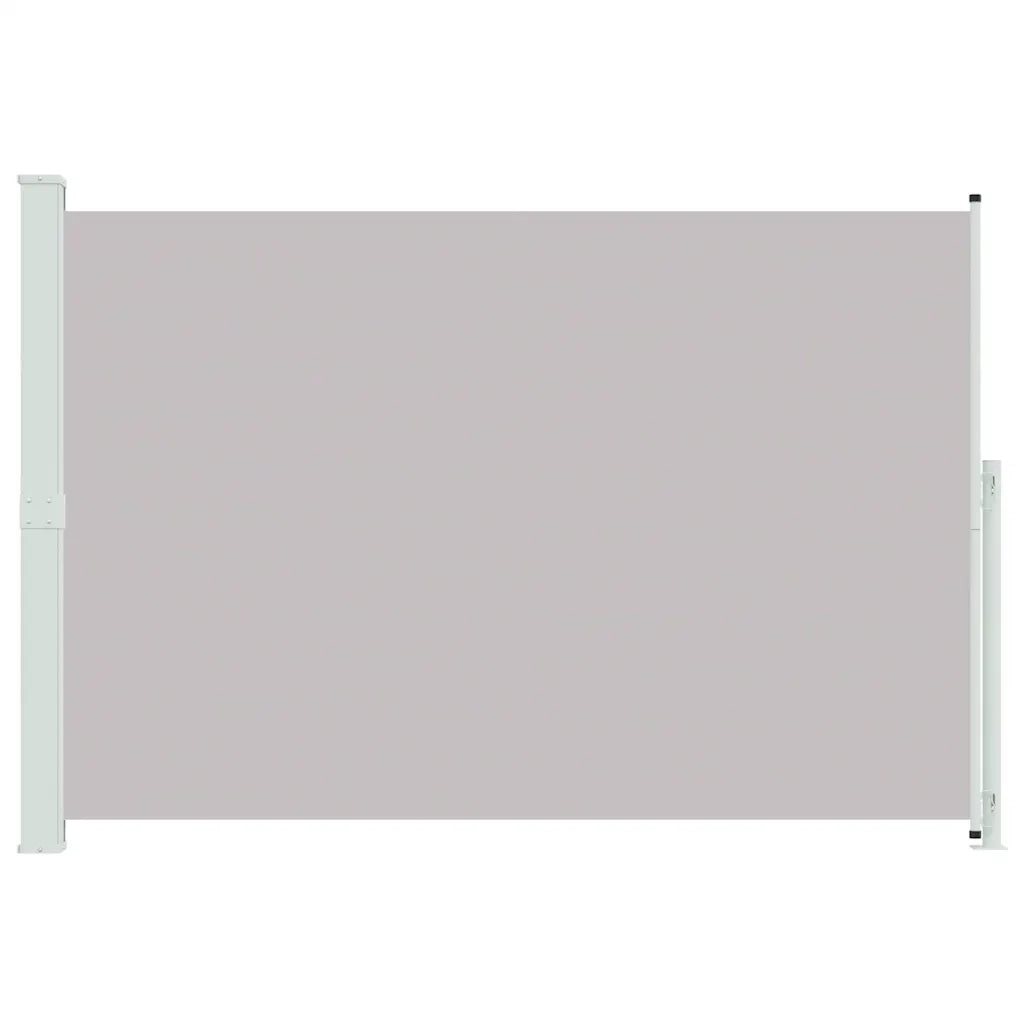 Tenda Laterale Retrattile per Patio 200x314 cm Grigia 313413