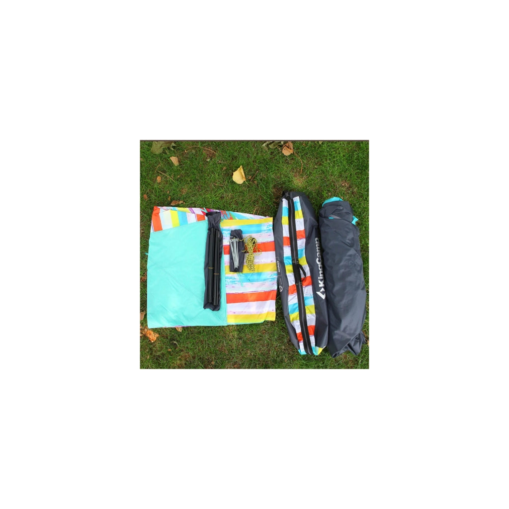 Tenda da campeggio familiare con 3 posti letto - Kingcamp - Modello Burano - 210 x 210 x 140 cm