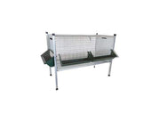 Gabbia per pollastrelli Ropet da interno ed esterno sovrapponibile 9kg - Mangiatoia laterale