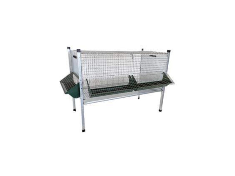 Gabbia per pollastrelli Ropet da interno ed esterno sovrapponibile 9kg - Mangiatoia laterale