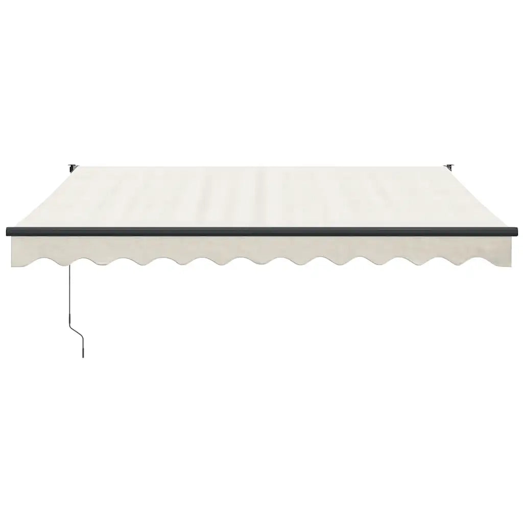 Tenda Sole Automatica Retrattile-Tenda parasole per balcone Crema 3,5x2,5 m 641140