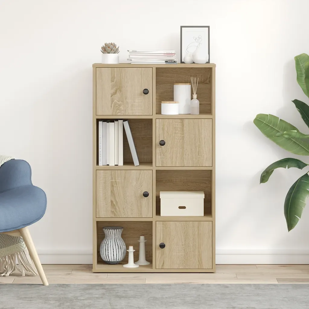 Libreria Rovere Sonoma 60x24x101,5 cm in Legno Multistrato 860393