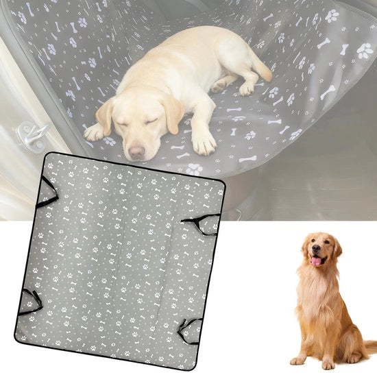 Accessori per sedili per cani, copertura per sedile posteriore, impermeabile, antiscivolo e resistente ai graffi, per famiglie con cani, per SUV, auto e camion.