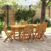 Set da Pranzo da Giardino 7pz 180x90x75cm Legno Massello Acacia 3321528
