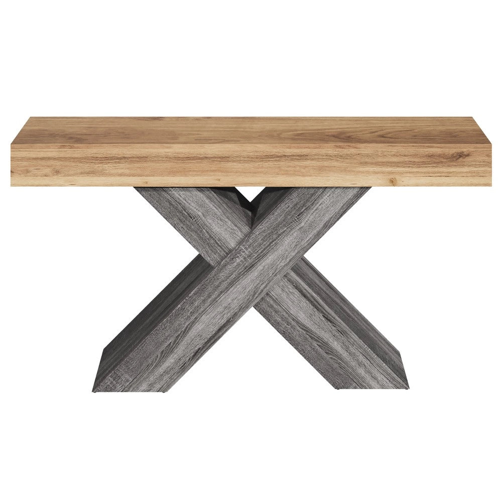 Consolle con Gambe a X ¨C Xylo ¨C Legno, Truciolato, Ingresso e Soggiorno