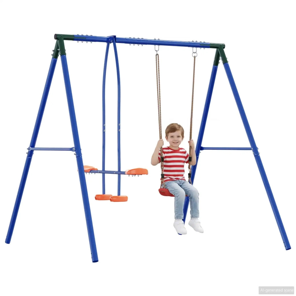 Struttura per Altalena da Esterno con Girello per fino a 3 bambini 42041289