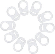 Set di clip per fazzoletti di cotone - Set di 4 clip per fazzoletti di cotone - Regalo di benvenuto per neonati.