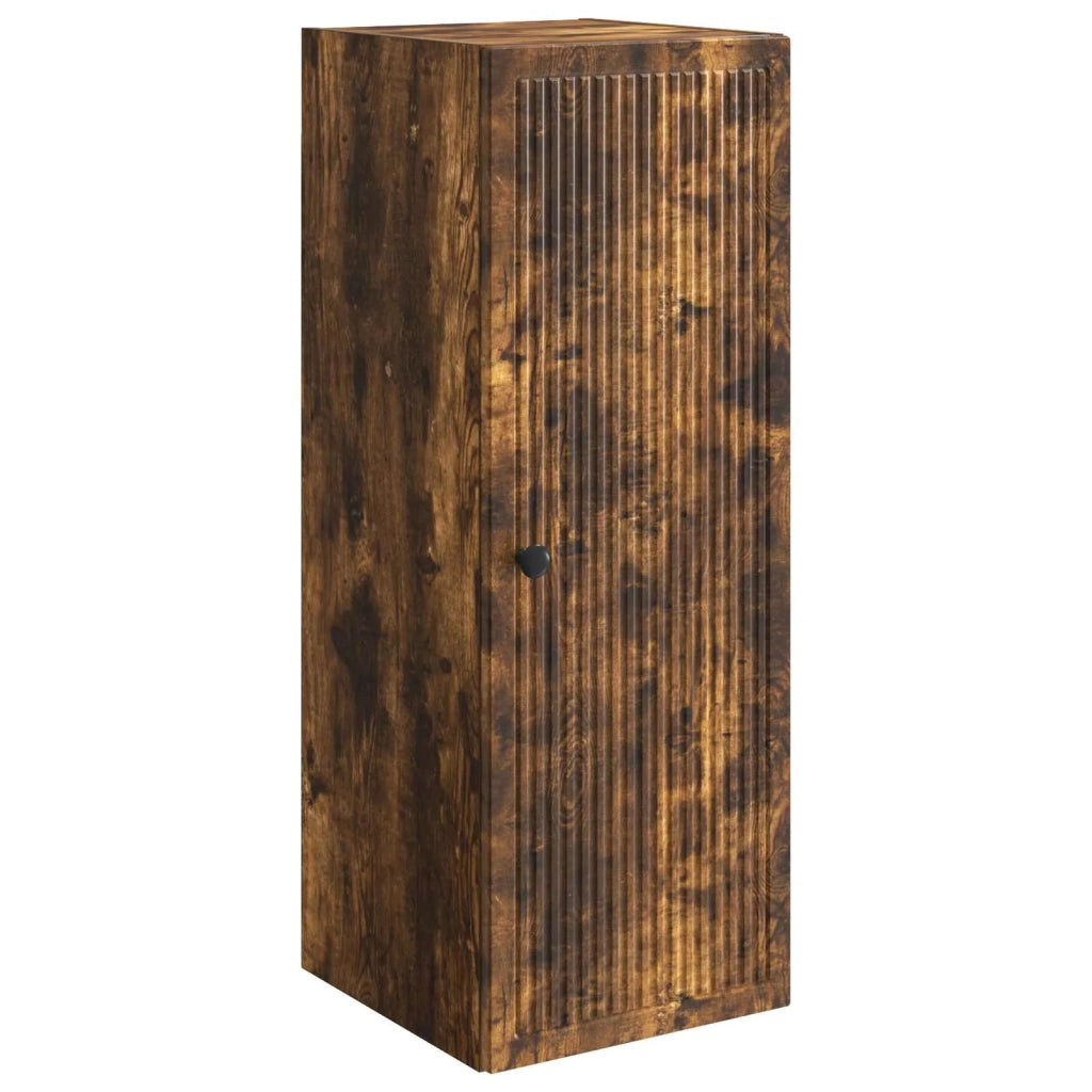 Mobiletto a muro Rovere Fumo 33 x 34,5 x 90 cm