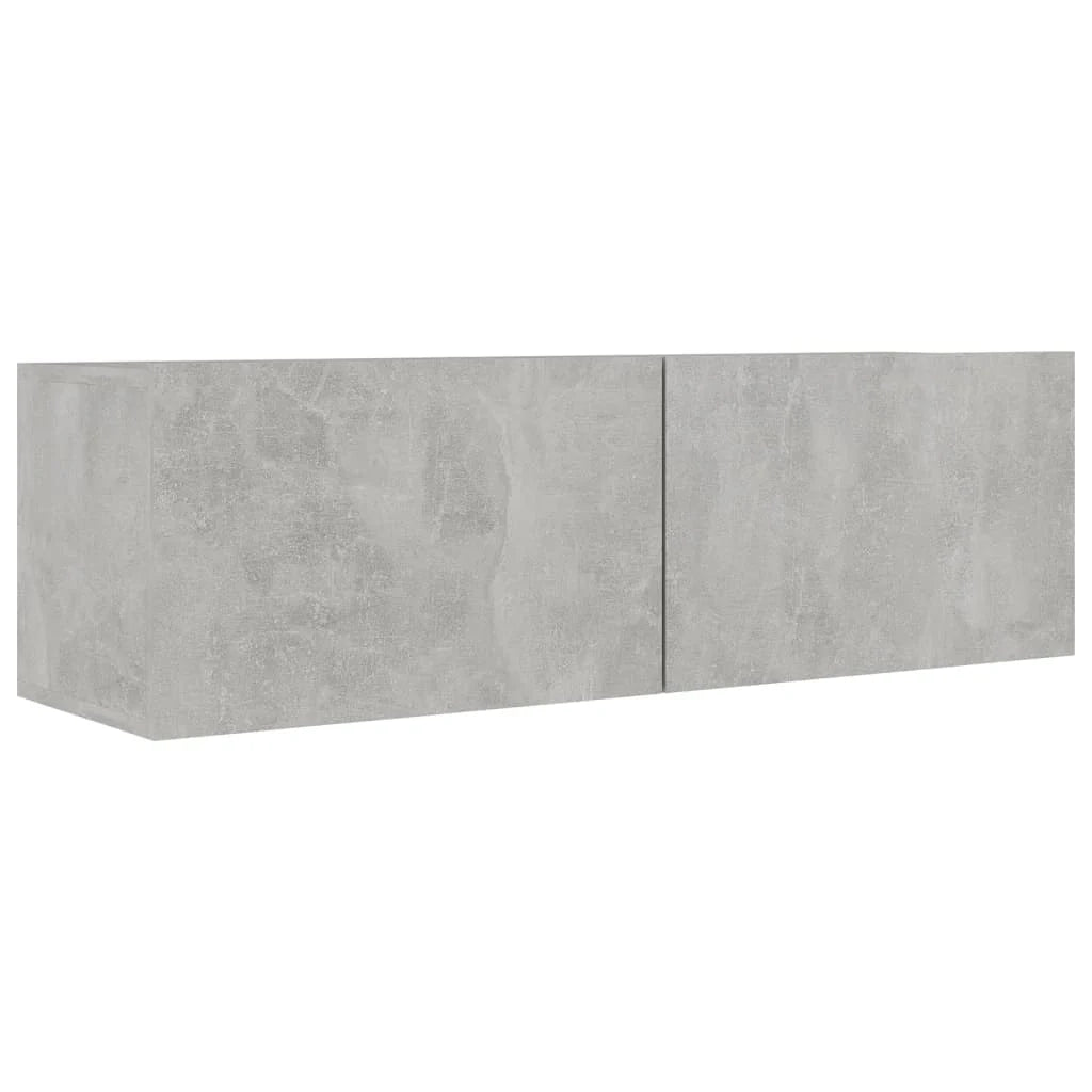Set di mobili da 9 pezzi tra cui armadio credenza mobile TV soggiorno/camera da letto/salotto legno ingegnerizzato grigio 02_0024350