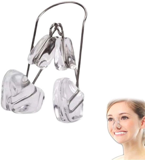 Clip per correggere la posizione del naso - Silicone - per nuotare - per prevenire il russamento - Clip per naso - Resistenti allo shock - Design duraturo - Correzione del naso 

Modello: Neusclip 
Codice prodotto: 123456