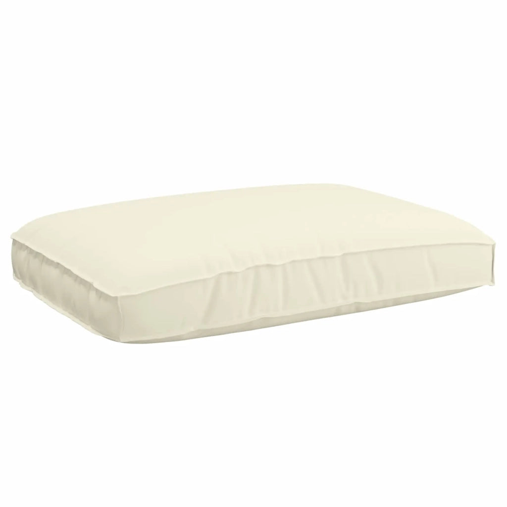 Cuscino Crema 120 x 80 x 12 cm Tessuto Oxford 42001570
