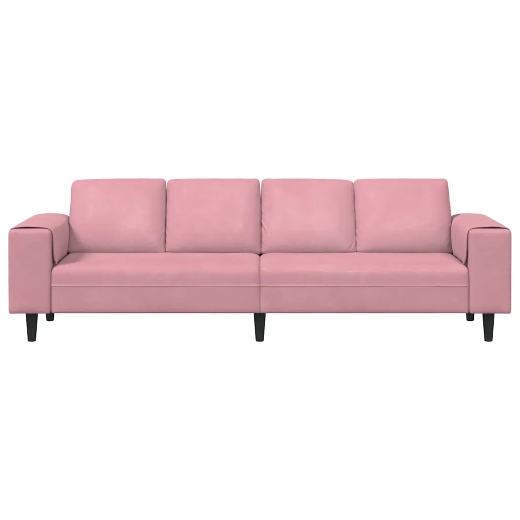 Divano per Soggiorno Rosa 250 x 77 x 76 cm 3335094