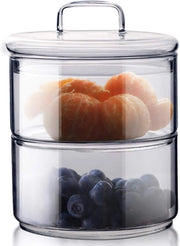 Set di Dessert in Vetro - Ideale per Feste - 2 Pezzi - Intransparente - Vetro - 300ml