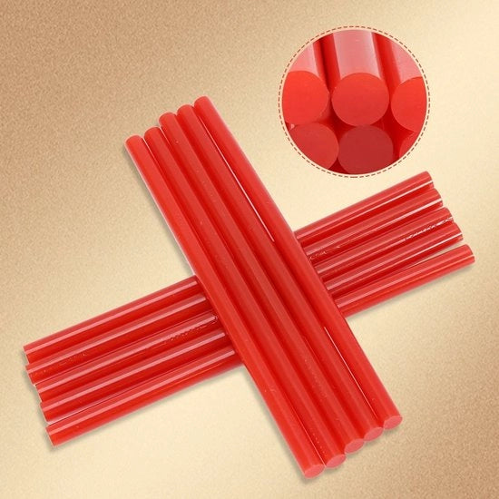 Lijmstiften per 10 pezzi - Stifmeccaniche per adesivi - Materiali per fai da te - Adesivi forti - Colorati - Adatti per progetti scolastici e artigianato