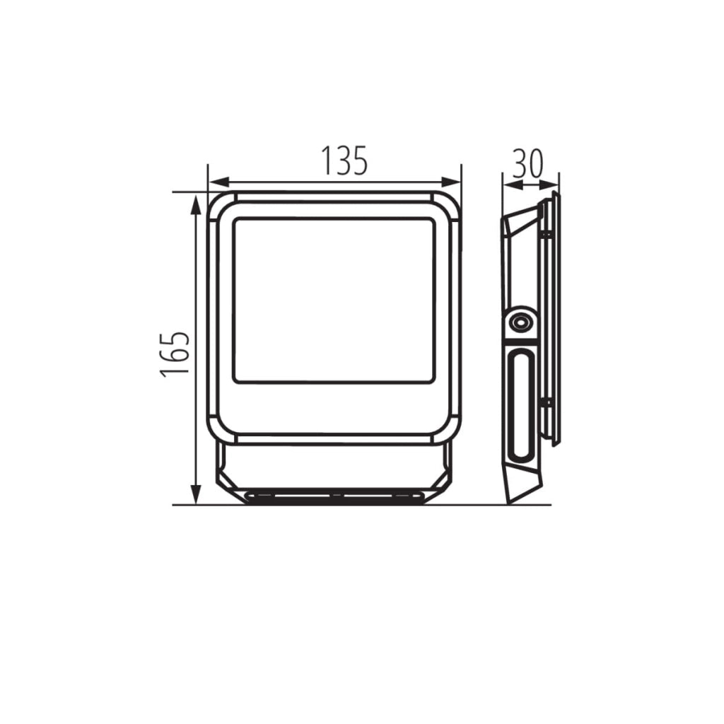 Faretto LED esterno Kanlux iQ 20W 4000K 2300lm IP65