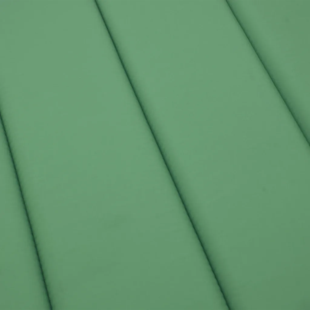 Cuscino per Lettino Verde 200x50x3 cm in Tessuto Oxford