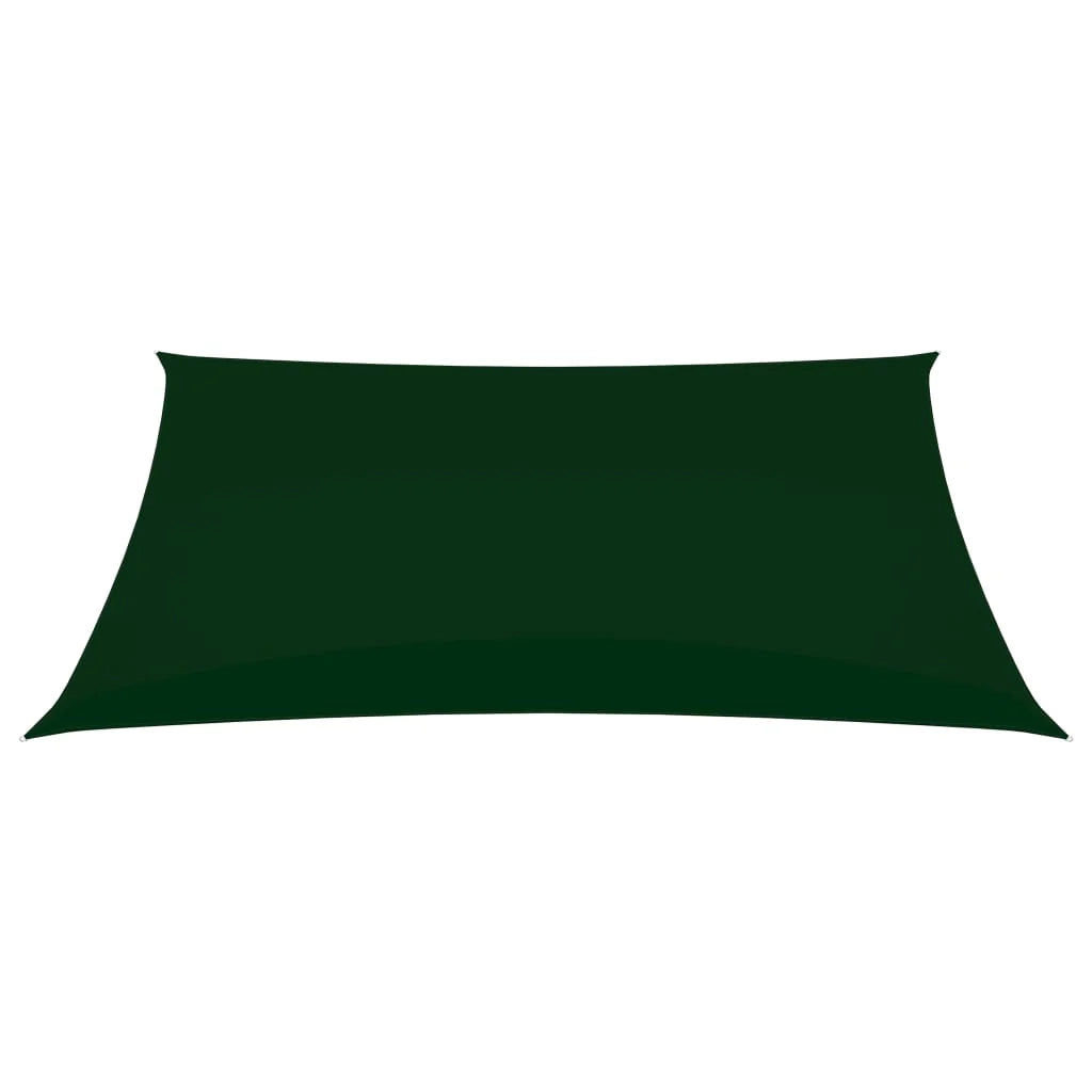 Vela ombreggiante/ombrellone rettangolare in tessuto Oxford 2 x 4,5 m verde scuro 02_0009628