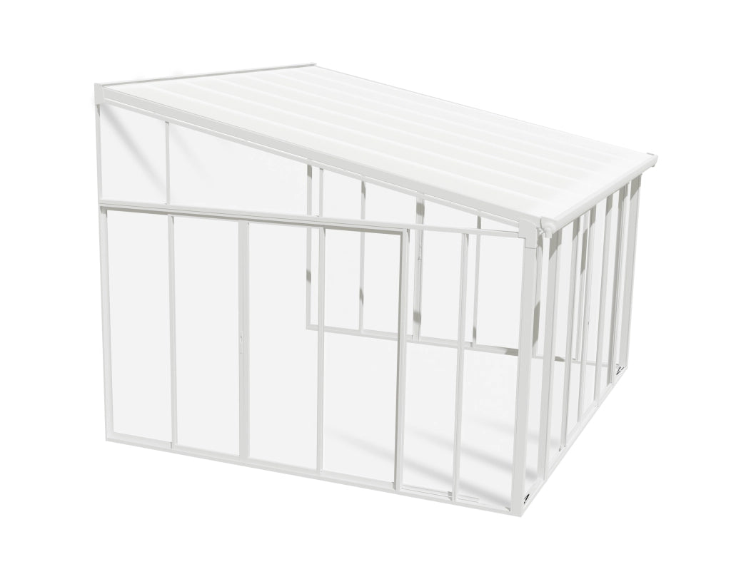 Pergola Chiusa in Alluminio San Remo 4X4.4 m Bianco