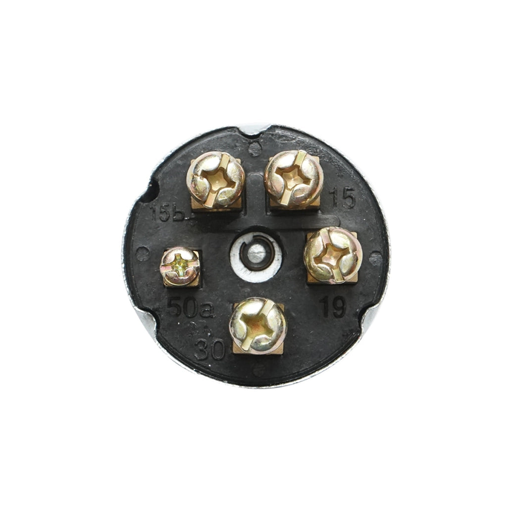 Interruttore di accensione con chiave per MAN, DAF, FENDT, CASE IH, MF 12V, 5 pin, diametro 47 mm, filettatura di montaggio 21 mm, codice OEM 342315001, X830240002000, X830315001, 794283R91, 655690302, 2998811M1