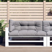 Cuscini per Pallet 3 pz Grigi in Tessuto 360756