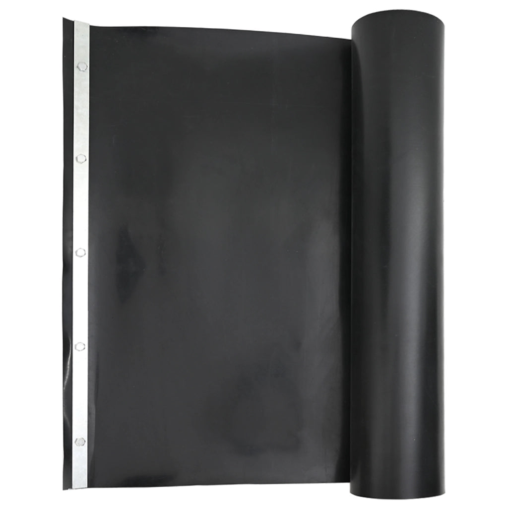 Barriera per radici  con guide di collegamento Nera 1x5 m 1,5 mm HDPE
